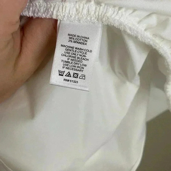 1. State Ruffle Edge One Shoulder Shirting Top - Picture 6 of 10